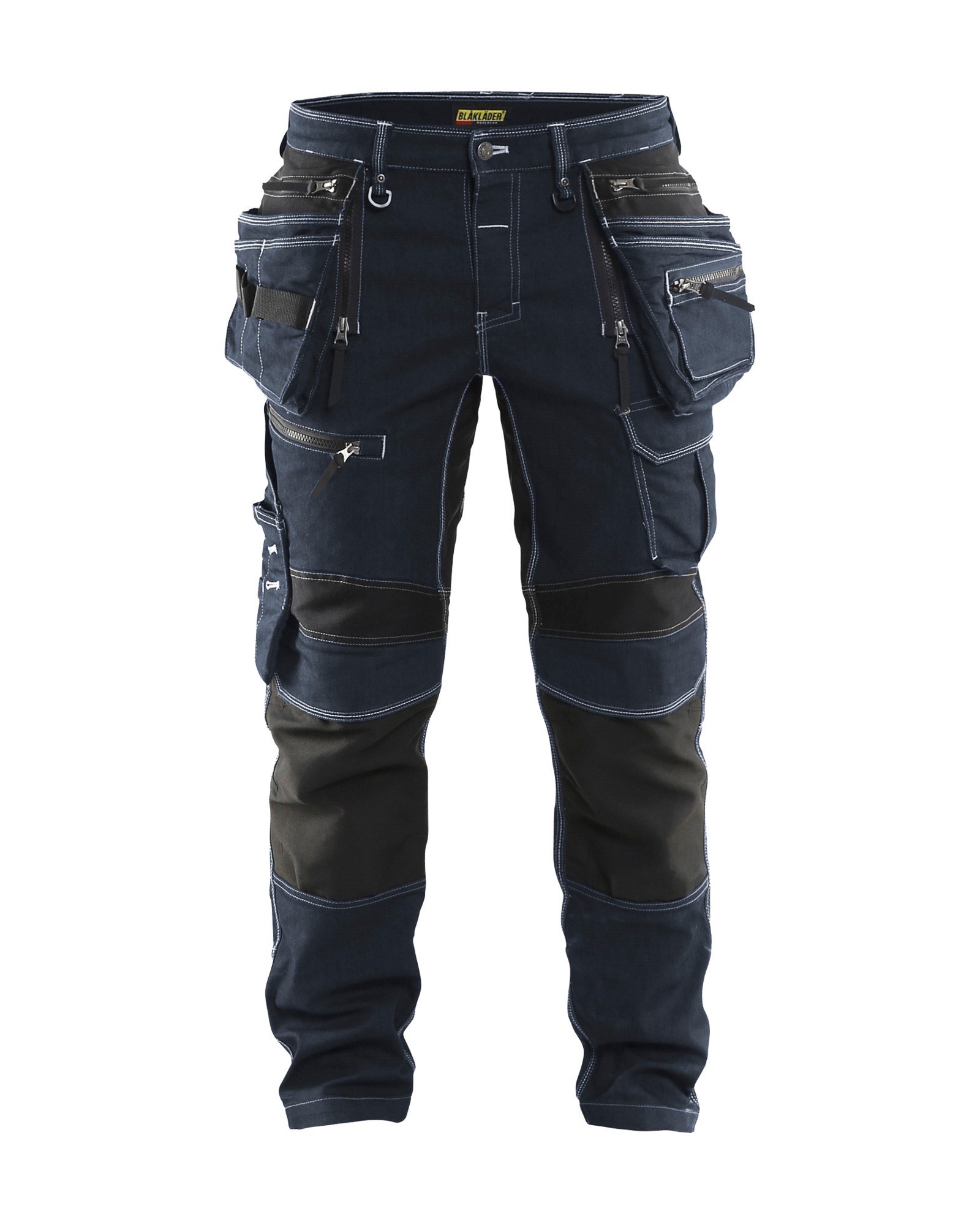 Handwerker Arbeitshose in Cordura&reg; Denim Stretch mit Stretch Eins&auml;tzen im Schritt und an den Waden (Bild: &copy; AB Bl&aring;kl&auml;der)